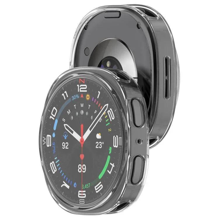 All Coverage Electroplated TPU Watch Protective Case, For Samsung Galaxy Watch 8 44mm, For Samsung Galaxy Watch 8 40mm