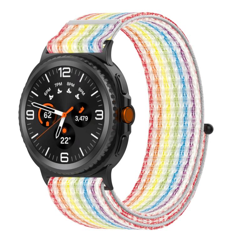 Nylon Klettverschluss-Uhrenarmband, für Samsung Galaxy Watch8 / Watch8 Classic