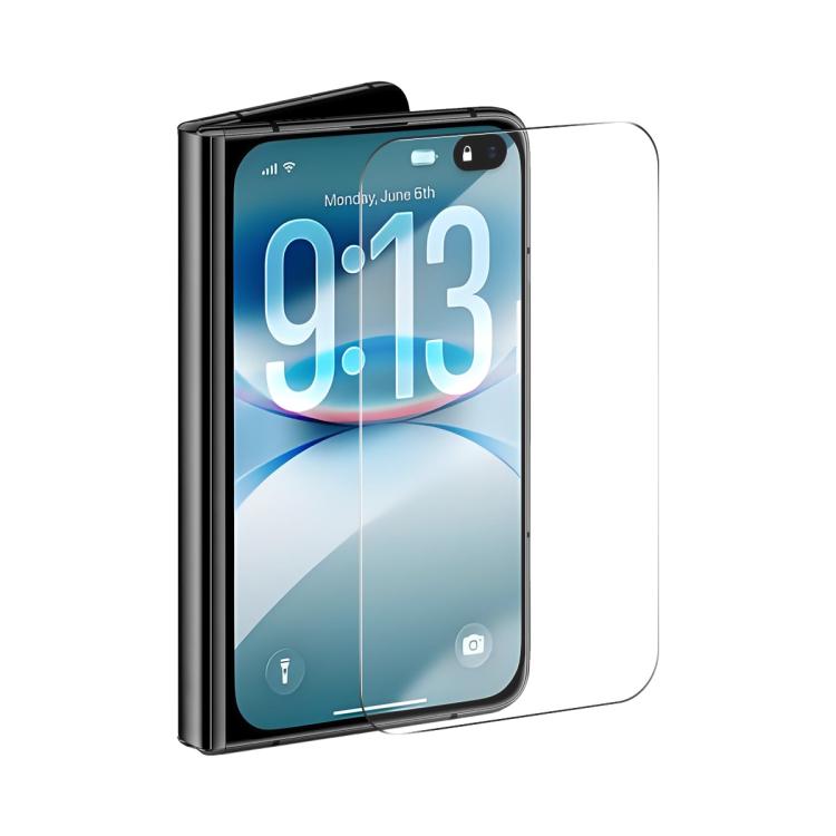 ENKAY Verdickter Kleber, kein weißer Rand, 9H großer Bogenrand, gehärtete Folie aus hochreinem Aluminium-Silizium, für iPhone 17 Pro Max, für iPhone 17 Pro, für iPhone 17, für iPhone Air