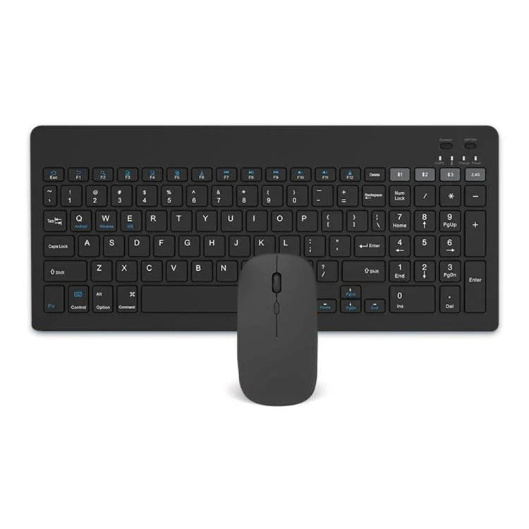 2858+030 Wiederaufladbares kabelloses Bluetooth-Tastatur-Maus-Set mit 800/1200/1600 DPI