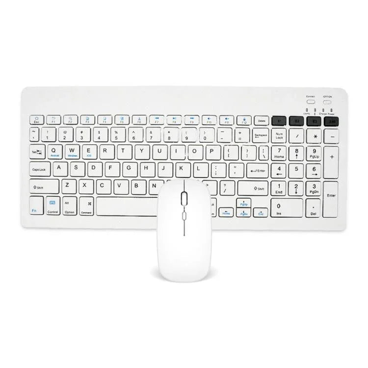 2858+030 Wiederaufladbares kabelloses Bluetooth-Tastatur-Maus-Set mit 800/1200/1600 DPI
