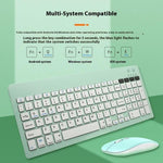 2858+030 Wiederaufladbares kabelloses Bluetooth-Tastatur-Maus-Set mit 800/1200/1600 DPI