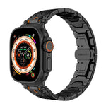 Achteckige Edelstahl-Uhr, für Apple Watch 46 mm / 49 mm / 45 mm / 44 mm