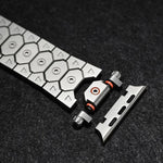 Achteckige Edelstahl-Uhr, für Apple Watch 46 mm / 49 mm / 45 mm / 44 mm