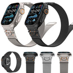 Magnetisches Milanaise-Armband aus Stahl, für Apple Watch 46 mm / 49 mm / 45 mm / 44 mm