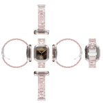 Armband aus Epoxidharz mit Chamäleon-Optik, passend für Apple Watch Series 10 (46 mm, 42 mm, 44/45 mm, 40/41 mm und 49 mm).