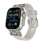 H016 Funktionsarmband aus TPU mit Köperbindung, passend für Apple Watch 46 mm / 49 mm / 45 mm / 44 mm