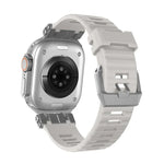 H016 Funktionsarmband aus TPU mit Köperbindung, passend für Apple Watch 46 mm / 49 mm / 45 mm / 44 mm