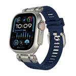 H016 Funktionsarmband aus TPU mit Köperbindung, passend für Apple Watch 46 mm / 49 mm / 45 mm / 44 mm