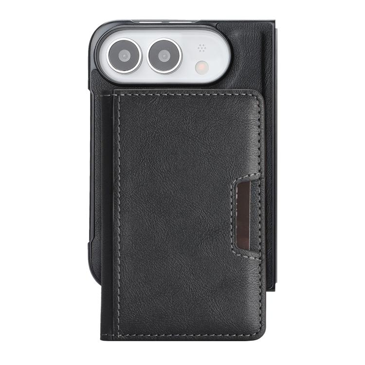 Kalebol Strong MagSafe Magnetic Two-Fold Card Bag Leather Phone Case, For iPhone Fold, For iPhone 18 Pro, For iPhone 18 Pro Max, For iPhone 17 Pro Max, For iPhone 17 Pro, For iPhone 17, For iPhone Air, For iPhone 17e / 16e