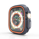 Two-Color Half Wrap PC Protective Case, For Apple Watch 44mm / 45mm, For Apple Watch Ultra 49mm