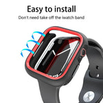 Two-Color Half Wrap PC Protective Case, For Apple Watch 44mm / 45mm, For Apple Watch Ultra 49mm