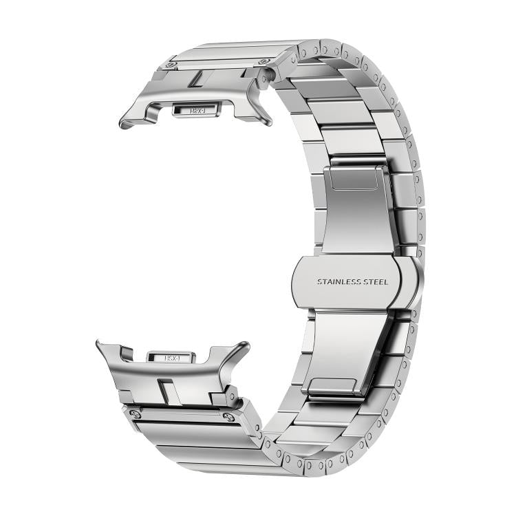 Armband aus Edelstahl mit Bambusgelenk, für Samsung Galaxy Watch8 / Watch8 Classic