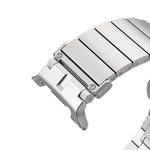 Armband aus Edelstahl mit Bambusgelenk, für Samsung Galaxy Watch8 / Watch8 Classic