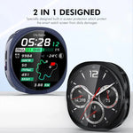 ENKAY Hat-Prince Schutzhülle aus galvanisiertem, weichem TPU mit Displayschutz, für Samsung Galaxy Watch8 44 mm und 40 mm
