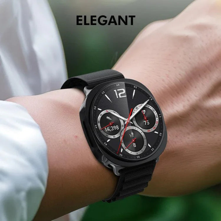 ENKAY Hat-Prince Schutzhülle aus galvanisiertem, weichem TPU mit Displayschutz, für Samsung Galaxy Watch8 44 mm und 40 mm