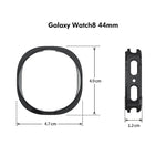 ENKAY Hat-Prince Schutzhülle aus galvanisiertem, weichem TPU mit Displayschutz, für Samsung Galaxy Watch8 44 mm und 40 mm