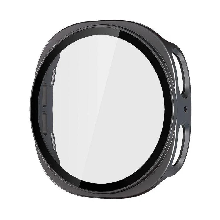 ENKAY Hat-Prince Schutzhülle aus gehärtetem Glas mit integriertem PC-Gehäuse, passend für Samsung Galaxy Watch8 44 mm und 40 mm