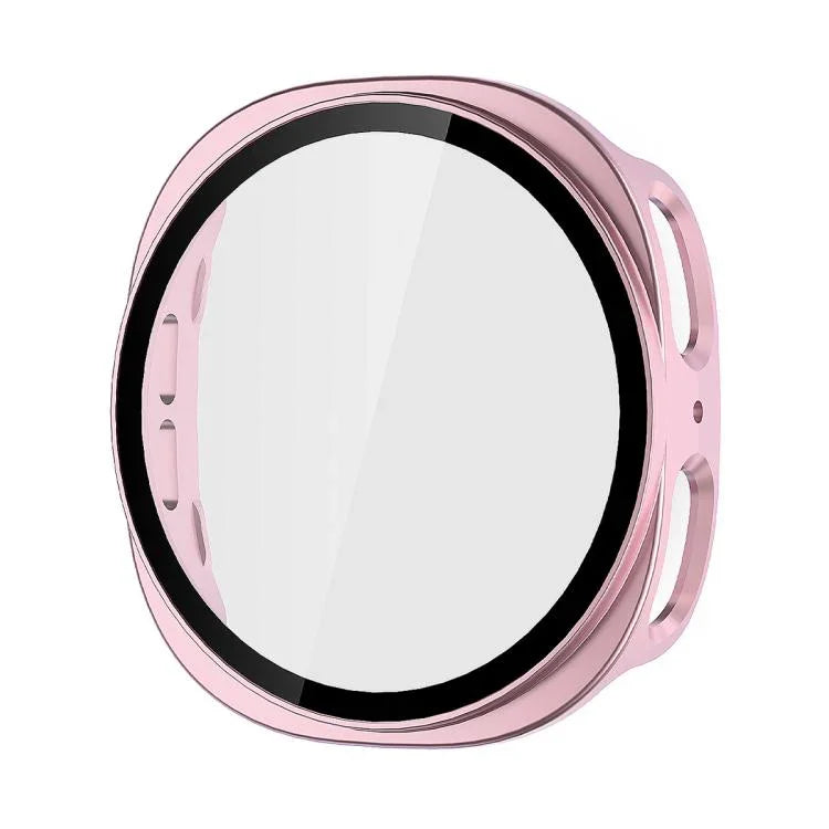 ENKAY Hat-Prince Schutzhülle aus gehärtetem Glas mit integriertem PC-Gehäuse, passend für Samsung Galaxy Watch8 44 mm und 40 mm