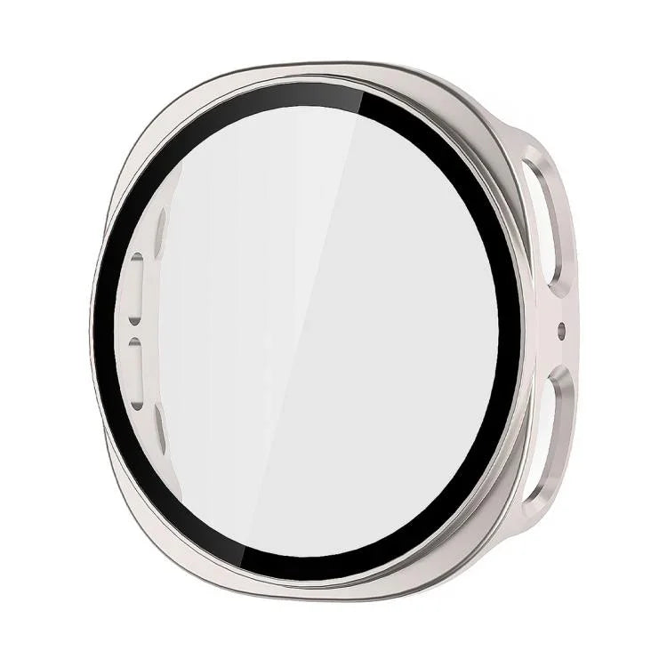 ENKAY Hat-Prince Schutzhülle aus gehärtetem Glas mit integriertem PC-Gehäuse, passend für Samsung Galaxy Watch8 44 mm und 40 mm