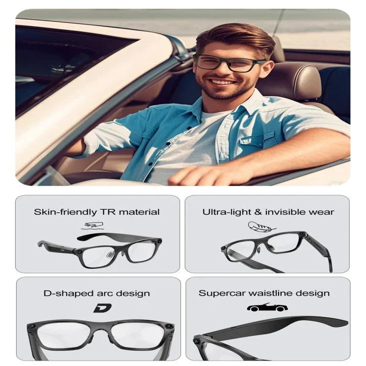 S336 Smart Glasses, unterstützt KI-Objekterkennung / KI-Konversationen / Sprachanrufe