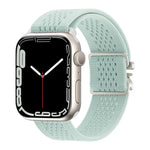 Uhrenarmband aus gestricktem Nylon mit Fallschirmschnalle, passend für Apple Watch 46 mm / 49 mm / 45 mm / 44 mm und 42 mm / 41 mm / 40 mm / 38 mm