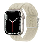 Uhrenarmband aus gestricktem Nylon mit Fallschirmschnalle, passend für Apple Watch 46 mm / 49 mm / 45 mm / 44 mm und 42 mm / 41 mm / 40 mm / 38 mm