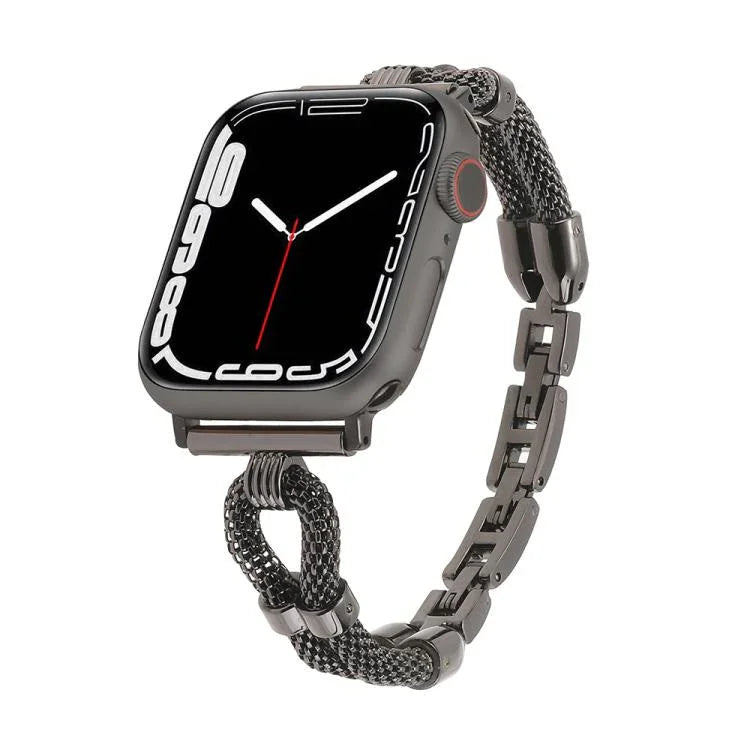 Kupferfarbenes Metallarmband für Apple Watch (46 mm / 49 mm / 45 mm / 44 mm, 42 mm / 41 mm / 40 mm / 38 mm)
