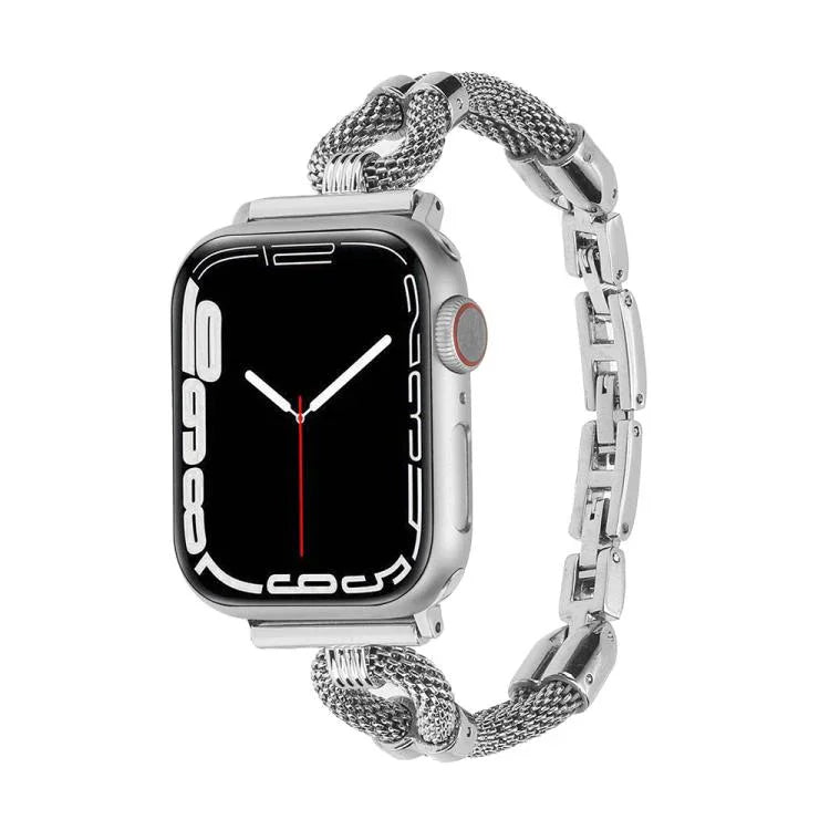 Kupferfarbenes Metallarmband für Apple Watch (46 mm / 49 mm / 45 mm / 44 mm, 42 mm / 41 mm / 40 mm / 38 mm)