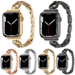 Kupferfarbenes Metallarmband für Apple Watch (46 mm / 49 mm / 45 mm / 44 mm, 42 mm / 41 mm / 40 mm / 38 mm)