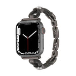 Metallarmband mit Kupferkette und Diamanten, passend für Apple Watch 46 mm / 49 mm / 45 mm / 44 mm und 42 mm / 41 mm / 40 mm / 38 mm