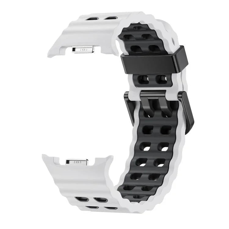 Ocean Style Silikon-Uhrenarmband mit Schnellverschluss in zwei Farben, passend für Samsung Galaxy Watch8 / Watch8 Classic