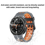 Ocean Style Silikon-Uhrenarmband mit Schnellverschluss in zwei Farben, passend für Samsung Galaxy Watch8 / Watch8 Classic