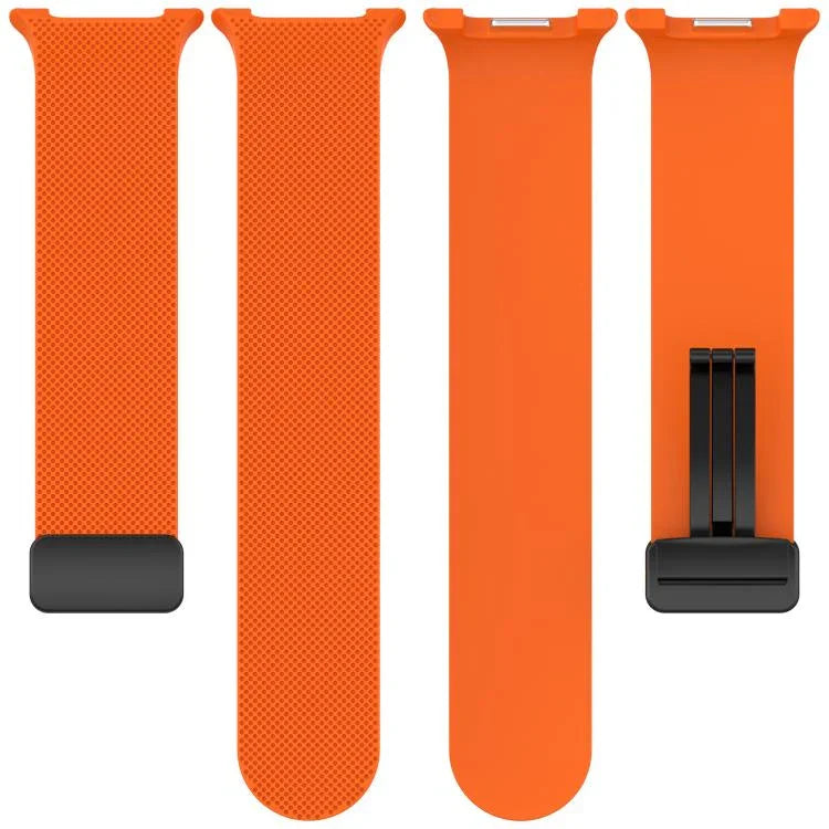 Small Plaid Texture Magnetic Buckle Silicone Watch Band, For Samsung Galaxy Watch8 / Watch8 Classic