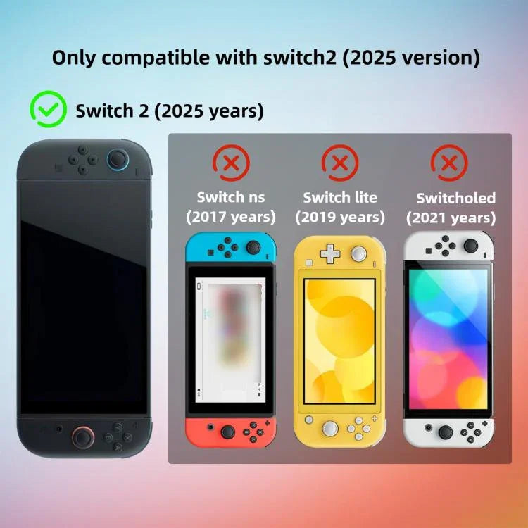 Gamekonsolen Transparente TPU-Schutzhülle, für Nintendo Switch 2
