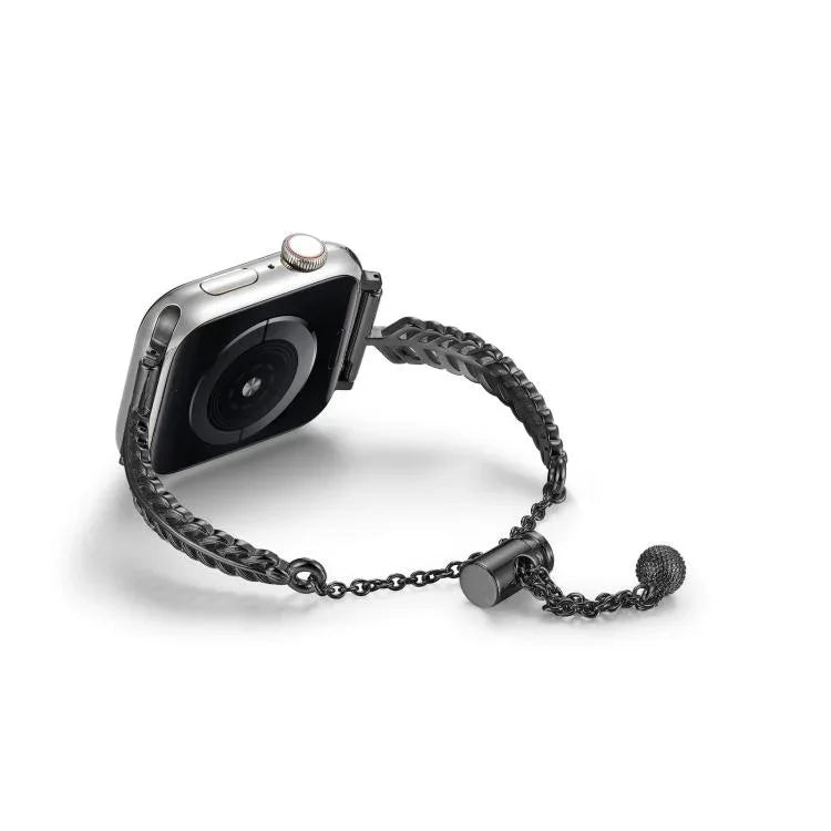Metall-Federarmband aus Kupfer-Zink-Legierung, passend für Apple Watch 46 mm / 49 mm / 45 mm / 44 mm, für Apple Watch 42 mm / 41 mm / 40 mm / 38 mm