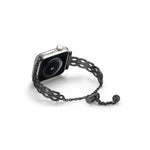 Doppelring-Kette, Uhrenarmband aus Zinklegierung, für Apple Watch 46 mm / 49 mm / 45 mm / 44 mm, für Apple Watch 42 mm / 41 mm / 40 mm / 38 mm