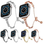 Uhrenarmband „Wings Crushed Diamonds“ aus Zinklegierung, passend für Apple Watch 46 mm / 49 mm / 45 mm / 44 mm und 42 mm / 41 mm / 40 mm / 38 mm