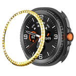 Einreihiger Diamant-Metall-Uhrenschutzring, für Samsung Galaxy Watch8 Classic 46 mm