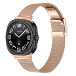 Turtle Buckle Milanese Metal Watch Band, For Samsung Galaxy Watch Ultra 47mm / Ultra 2025