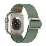 Watchman Nylon-Uhrenarmband mit mechanischer Dornschließe, passend für Apple Watch 46 mm / 49 mm / 45 mm / 44 mm und 42 mm / 41 mm / 40 mm / 38 mm