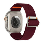 Watchman Nylon-Uhrenarmband mit mechanischer Dornschließe, passend für Apple Watch 46 mm / 49 mm / 45 mm / 44 mm und 42 mm / 41 mm / 40 mm / 38 mm