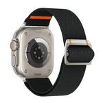 Watchman Nylon-Uhrenarmband mit mechanischer Dornschließe, passend für Apple Watch 46 mm / 49 mm / 45 mm / 44 mm und 42 mm / 41 mm / 40 mm / 38 mm