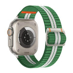 Watchman Nylon-Uhrenarmband mit mechanischer Dornschließe, passend für Apple Watch 46 mm / 49 mm / 45 mm / 44 mm und 42 mm / 41 mm / 40 mm / 38 mm