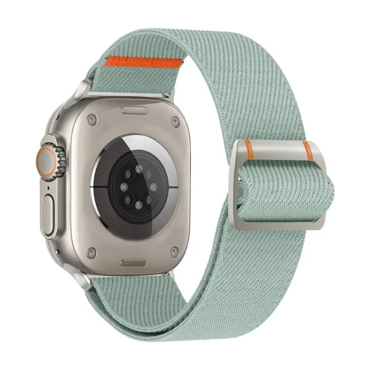 Watchman Nylon-Uhrenarmband mit mechanischer Dornschließe, passend für Apple Watch 46 mm / 49 mm / 45 mm / 44 mm und 42 mm / 41 mm / 40 mm / 38 mm