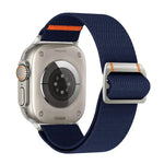 Watchman Nylon-Uhrenarmband mit mechanischer Dornschließe, passend für Apple Watch 46 mm / 49 mm / 45 mm / 44 mm und 42 mm / 41 mm / 40 mm / 38 mm