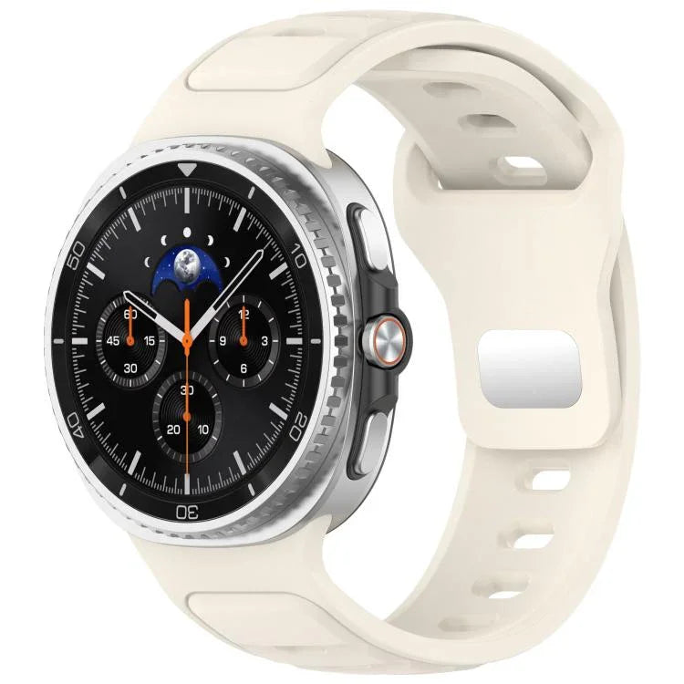 Reverse Buckle Single Color Silicone Watch Band, For Samsung Galaxy Watch8 / Watch8 Classic