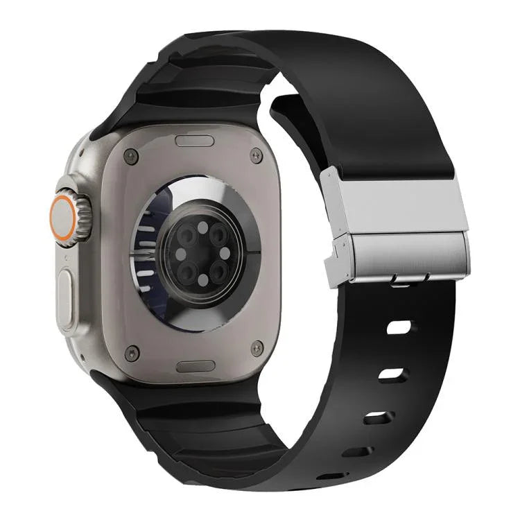 Silikon-Uhrenarmband mit Magnetverschluss, für Apple Watch 46 mm / 49 mm / 45 mm / 44 mm
