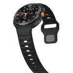 Silikon-Uhrenarmband mit Wellen- und umgekehrter Schnalle, für Samsung Galaxy Watch8 / Watch8 Classic