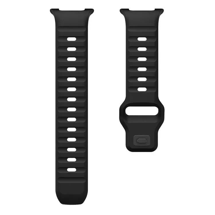 Silikon-Uhrenarmband mit Wellen- und umgekehrter Schnalle, für Samsung Galaxy Watch8 / Watch8 Classic